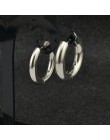 Hoop kolczyki dla kobiet mężczyzn małe okrągłe koło ze stali nierdzewnej pierścienie ze stali nierdzewnej ucha moda biżuteria ma