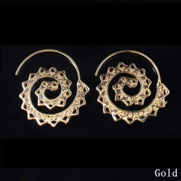 1 para gorąca sprzedaż fajne moda romantyczny spiralne kolczyk kolczyki dla kobiet oświadczenie biżuteria 251659