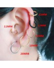 Męskie/damskie Stealth nie piercing kolczyki ear Cuff zacisk sprężynowy Helix pierścień Hoop fałszywe kolczyki kolczyk Hoop Hip 