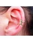 Wielka brytania gorąca srebrny/złoty kolczyki Ear klip wspinaczka Man naga Climber Ear Cuff Helix klip ucha kolczyki chrząstki