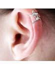 Wielka brytania gorąca srebrny/złoty kolczyki Ear klip wspinaczka Man naga Climber Ear Cuff Helix klip ucha kolczyki chrząstki