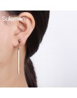 Blaszka klip na kolczyki kobiety moda bez otworu na ucho kolczyk modny prosty styl złoty kolor geometryczny klipsy CE18