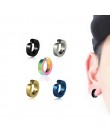 Mężczyźni kobiety Clip-on fałszywe kolczyki nie przebili przeszywający Earcuff Ear klipsy bez piercing street pop biżuteria punk