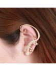 Hot 1 Pc kobiety Lady dziewczyna moda eleganckie urocze jaszczurki projekt Ear Cuff kolczyki biżuteria prezent