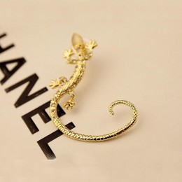 Hot 1 Pc kobiety Lady dziewczyna moda eleganckie urocze jaszczurki projekt Ear Cuff kolczyki biżuteria prezent