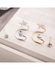 Hot sprzedaży mody Charm kryształowe kolczyki na klip dla kobiet małe Ear Cuff Wrap kolczyki 1 PC 5E264