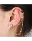 Mossovy kotwica Silver Tassel kolczyki dla kobiety Ear Cuff biżuteria klip Earless Hole kolczyki dla kobiet Boucle D'oreille Fem