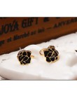 Koreański wiśni motyl węzeł bez klips do przebitego ucha kobiece niewidoczne kolczyki z kryształ U klip LM-C269