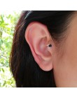 Gorący sprzedawanie Unisex lato styl złoty/posrebrzane cyrkonia Tragus Ear Cuff klip kolczyk dla modne kolczyki damskie 2018