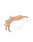 2015 Hot moda pojedyncze dziewczyna kolczyki do uszu 1 PC anioł skrzydła z piór złote ucho spinki do włosów dla kobiet lewego uc