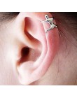 Promocja! Śliczne wielka brytania gorąca srebrny/złoty kolczyki Ear klip wspinaczka Man naga Climber Ear Cuff Helix klip ucha ko