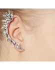 1 sztuk prawy klip ucha moda kryształ Hot Ear cuff biżuteria łąkotki posrebrzane klip na kolczyki ucha mankiety dla kobiet i dzi