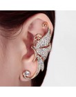 1 pc kobiety moda Rhinestone krystaliczna dziesięciu różnych stylów kolczyk Ear spinki do mankietów biżuteria 245971