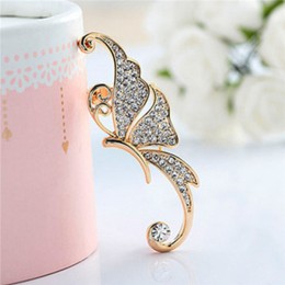 1 pc kobiety moda Rhinestone krystaliczna dziesięciu różnych stylów kolczyk Ear spinki do mankietów biżuteria 245971