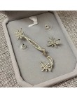 Infery 2019 luksusowe moda kryształ gwiazda kolczyki Ear Cuff klip na kolczyki Wrap dla kobiet dziewczyn Ear Piercing biżuteria 