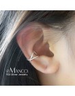 E Manco chrząstki ucha biżuteria 925 Sterling Silver kolczyki dla kobiet klip prosty klip na kolczyki nie Piercing kolczyki biżu