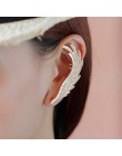 2016 Pendientes Nowy Mody Punk Klip Angel Wing Pozłacane Kolczyki Ear Cuff Kolczyki Dla Kobiet Brincos Biżuteria 1E307