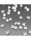 DIY 100 sztuk/partia tanie koraliki ocena biżuteria delikatne akcesoria kula plastikowe zatyczki do uszu miękkie gumy silikonowe