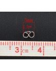 DoreenBeads miedziane kolczyki ustalenia nakrętki do uszu Bowknot kolor srebrny 5mm (2/8 ") x 4mm (1/8 "), 50 sztuk 2017 nowy