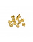 5*6mm 200 sztuk kolczyki ćwieki Backs korki zwoje znad Ear ustalenia DIY zablokowane czapki kolczyk Backs korki... dostaw