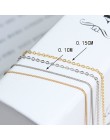 1 metr nowy nabytek miedzi łańcuchy 0.15/0.1 cm linia ucha kolczyk DIY ręcznie robiona biżuteria ustalenia akcesoria
