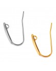 20 sztuk nowa oferta DIY czysty ze stali nierdzewnej 12*24 MM proste Ear Hook kolczyk biżuteria akcesoria hurtownie