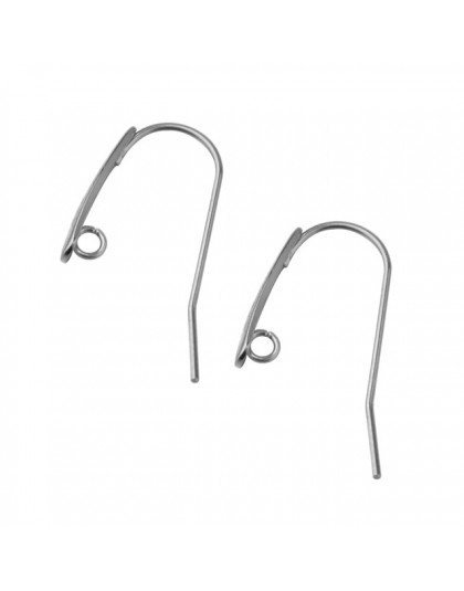 20 sztuk nowa oferta DIY czysty ze stali nierdzewnej 12*24 MM proste Ear Hook kolczyk biżuteria akcesoria hurtownie