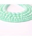 LanLi moda naturalna biżuteria Amazon kamienie luźne koraliki 6/8/10/12mm DIY kobieta bransoletka naszyjnik kolczyki do uszu akc