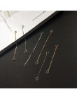 Ręcznie robiona biżuteria DIY akcesoria złota powlekania galwanicznego produktów płaskich łańcuszek do spodni wiszące kolczyki k