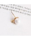 10 sztuk okrągły 8mm imitacja perły kolczyk złącza Stud ustalenia z otworem ucha spadek kobiety dziewczyna Diy ręcznie dostarcza