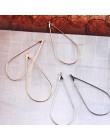 4 pc złoto srebro kolor Teardrop kolczyk kropla wody wisiorek złącze pierścień DIY Ear Stud naszyjnik bransoletka urok biżuteria