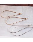 4 pc złoto srebro kolor Teardrop kolczyk kropla wody wisiorek złącze pierścień DIY Ear Stud naszyjnik bransoletka urok biżuteria