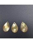 50 sztuk/partia metalowe rzemiosła DIY biżuteria ustalenia charm wisiorki krople do uszu ręcznie łańcuch akcesoria naszyjnikowe