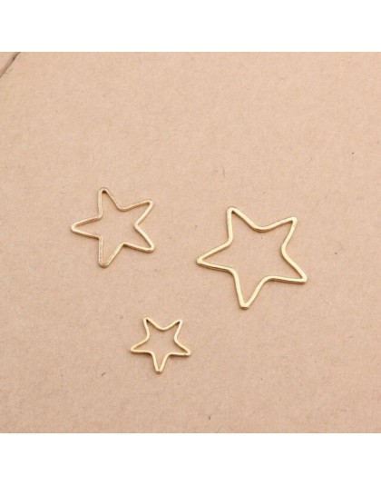 10 sztuk Serce Gwiazdy Kształt Ustalenia dla DIY Bransoletka Kolczyki Making Kolczyk Wisiorek Ear Biżuteria Akcesoria dla Kobiet