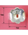 10 sztuk DIY kolczyki ze srebra próby 925 biżuteria akcesoria kolczyk powrót kolczyk wtyczka Bullet zatyczki do uszu motyl End k