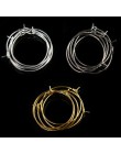 100 sztuk/partia 20mm klasyczne mody panie małe okrągłe pętli hoop grono kolczyki ear haki drutu żelaza materiał diy biżuteria F