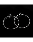 100 sztuk/partia 20mm klasyczne mody panie małe okrągłe pętli hoop grono kolczyki ear haki drutu żelaza materiał diy biżuteria F