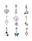 Ranqin oryginalny Hollow miłość balon Mickey ucha kreatywne pieniądze torba miłość list Fit Pandora Charms bransoletki DIY Pando