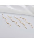 18 K gold plated pojedyncze wiszące wisiorek w kształcie litery U gięcia pasa wisiorek diy ucha dekoracji geometryczne materiał 