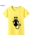 BGtomato gorąca sprzedaż lato niegrzeczny czarny kot 3D T koszula kobiety piękny cartoon tshirt dobrej jakości oryginalna marka 