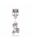 Ranqin oryginalny Hollow miłość balon Mickey ucha kreatywne pieniądze torba miłość list Fit Pandora Charms bransoletki DIY Pando