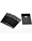 Doreen Box hot-czarny ucha haki kolczyk z tworzywa sztucznego wyświetlacz karty 6.2x4.5 cm (2-1/2" x1-3/4 "), 50 sztuk (B16649)