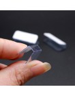 Nowe grube 100 pcs 3x2.5 cm wyczyść plastikowe pcv naklejki zaczepy na ucho posiadacze kolczyk naszyjnik biżuteria akcesoria dla