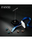 FANXI w kształcie litery T metalowe kolczyki wyświetlacz stojak uchwyt na biżuterię kolczyk-sztyft kolczyki wystawcy do sklepu l