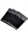 DoreenBeads czarny ucha haki kolczyk z tworzywa sztucznego wyświetlacz karty 6.2x4.5 cm (2-1/2 "x1-3/4 "), 15 sztuk