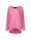 5XL Plus Size T koszula kobiety 2019 koreański Casual długie koszulki Mujer Batwing rękaw luźny T-shirt kobiet różowy tunika kos