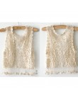 Nowe damskie damskie na co dzień Crochet Tassel Hollow out kamizelka kamizelka sweter TBM7