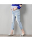 Jeansy ciążowe spodnie ciążowe odzież dla ciężarnych kobiet
