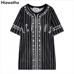 Hiawatha lato długi T koszula kobiety Cartoon drukowane drążą t-shirty Harajuku styl na co dzień luźne topy T2470