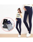 Yuanjiaxin lato brzuch chuda macierzyństwo Legging w elastycznej bawełny regulowany talia ołówek spodnie ciążowe odzież dla cięż
